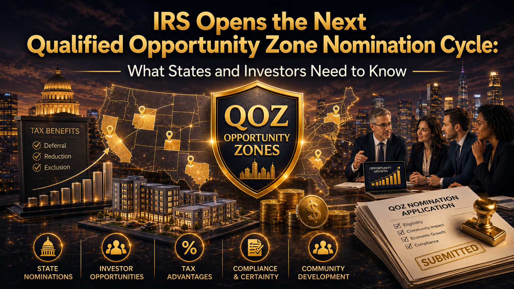 IRS Opens the Next Qualified Opportunity Zone Nomination Cycle: What States and Investors Need to Know  | CORPIUS