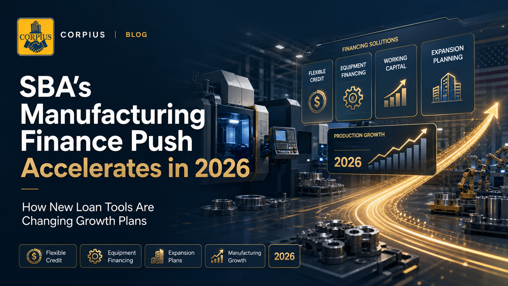 SBA's Manufacturing Finance Push Accelerates in 2026: How New Loan Tools Are Changing Growth Plans | CORPIUS
