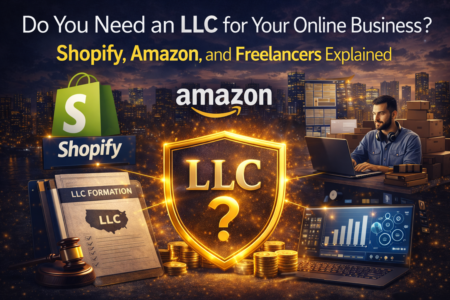 Do You Need an LLC for Your Online Business? Shopify, Amazon, and Freelancers Explained