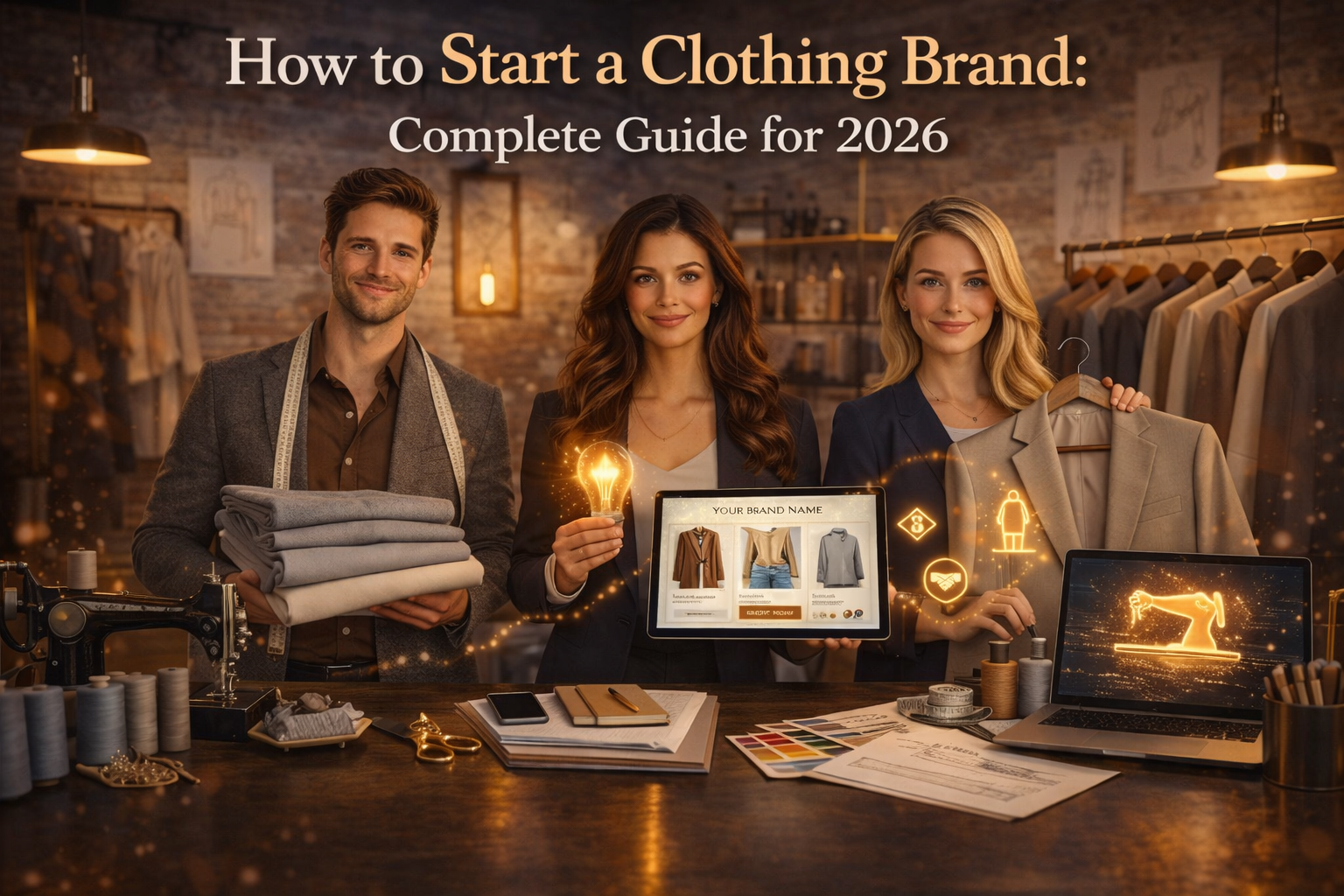 How to Start a Clothing Brand: Complete Guide for 2026