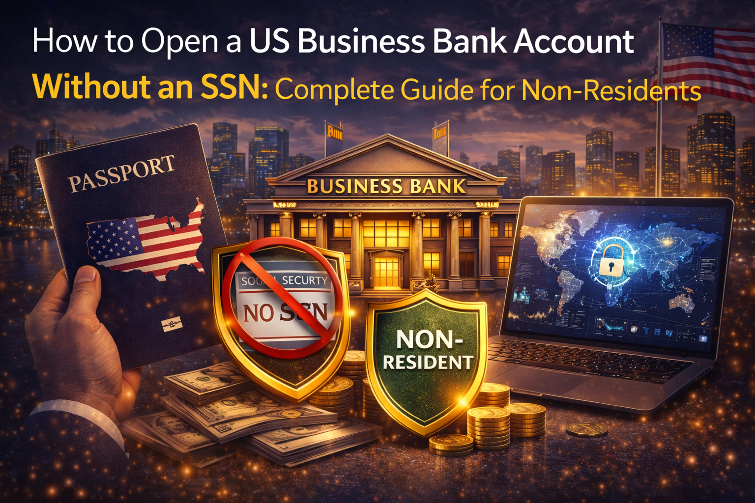 How to Open a US Business Bank Account Without an SSN: Complete Guide for Non-Residents