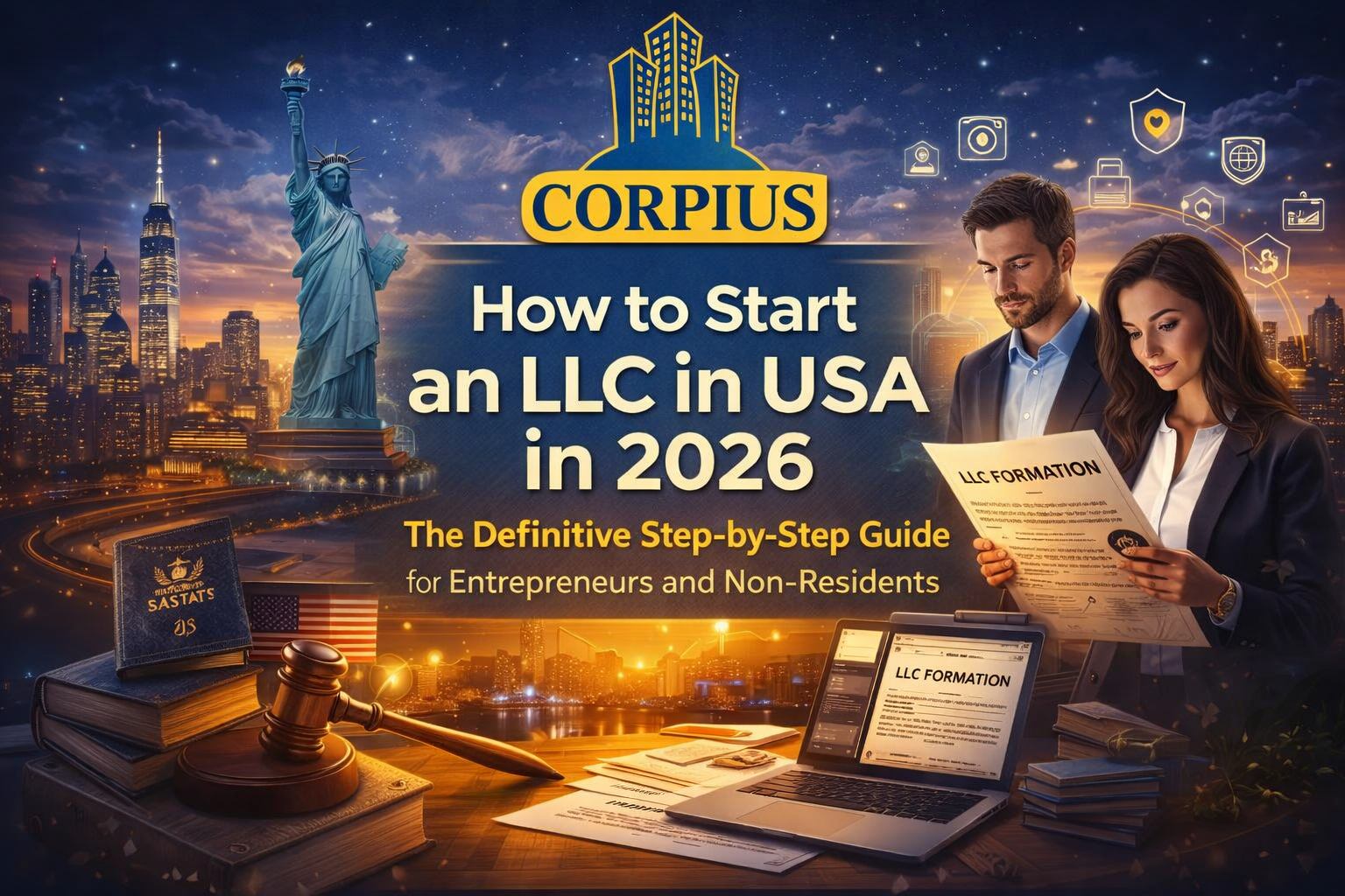 How to Start an LLC in the USA in 2026: The Definitive Step-by-Step Guide for Entrepreneurs and Non-Residents